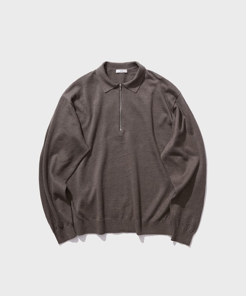 さっとん! ATON（エイトン） シャツ 「ATON / エイトン」LINEN SHORT FUR ZIP UP