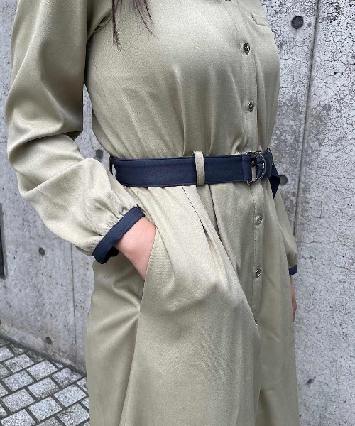 「REDYAZEL」 長袖ワンピース SMALL サックスブルー レディース_画像4