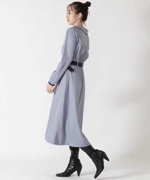 「REDYAZEL」 長袖ワンピース SMALL サックスブルー レディース_画像6
