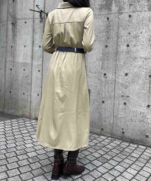 「REDYAZEL」 長袖ワンピース SMALL サックスブルー レディース_画像7