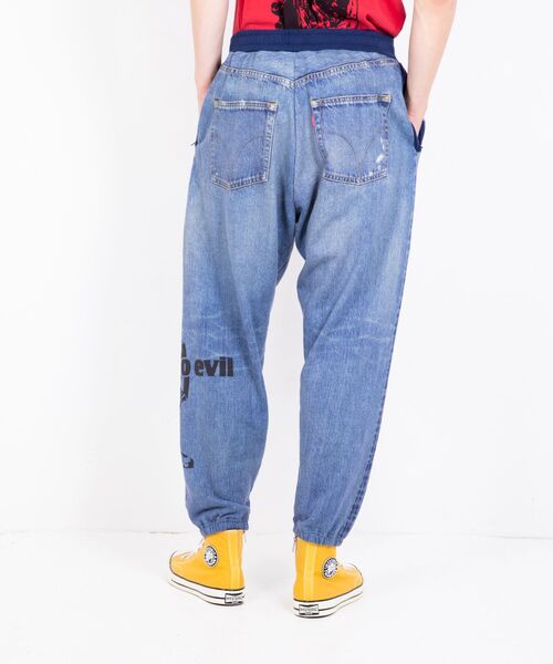 「HYSTERIC GLAMOUR」 スウェットパンツ SMALL ダークインディゴブルー メンズの画像