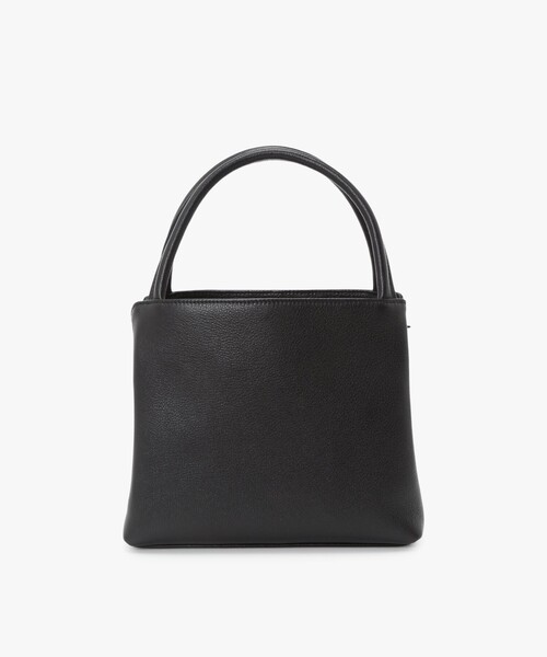 agnes b アニエスベー レザー ハンドバッグ ブラック シンプル 上品 アニエスベー(AGNES B.)|レザーハンドバッグ|【ハードオフ公式通販