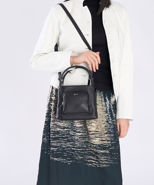 agnes b.（アニエスベー） トートバッグ レザー 2way トートバッグ