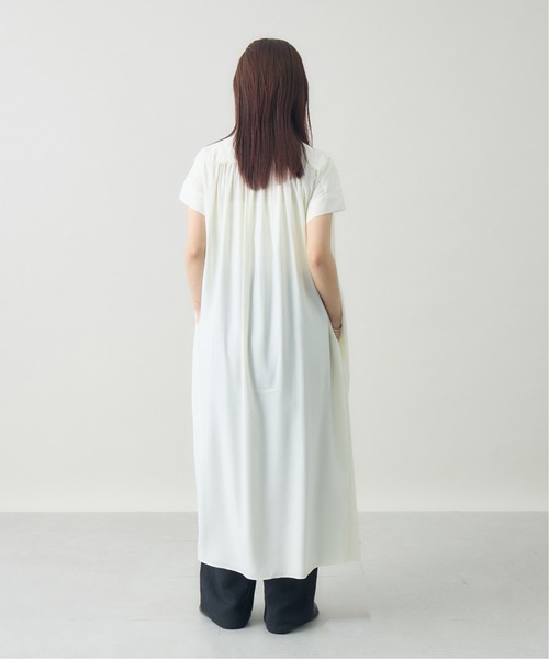 ワンピース 「kuros'オリジナル」フレンチスリーブAラインワンピース 日本製の画像
