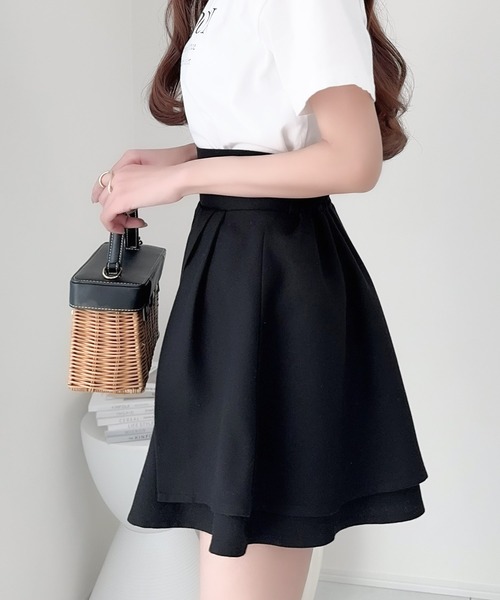 「mily bilet」 キュロット X-LARGE グレー レディース_画像4
