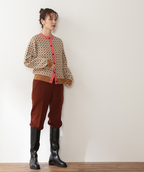 「N.（N. Natural Beauty Basic）」 ニットカーディガン MEDIUM グリーン レディース_画像5