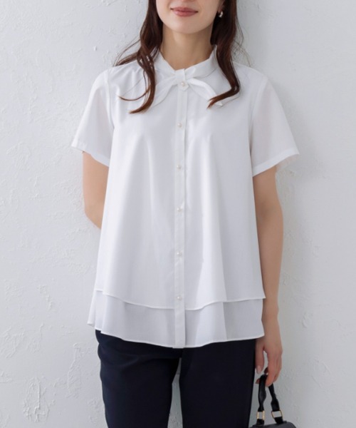 「Sono」 長袖シャツ F ホワイト レディース_画像2
