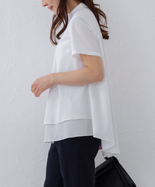 「Sono」 長袖シャツ F ホワイト レディース_画像3