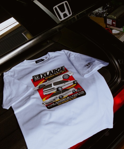 XLARGE（エクストラ ラージ） tシャツ XLARGE×Honda SHOWOFF S/S TEE