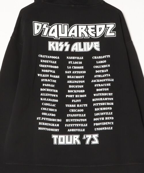 パーカー Kiss x D2  Relax Fit Hoodie/0252 メンズの画像