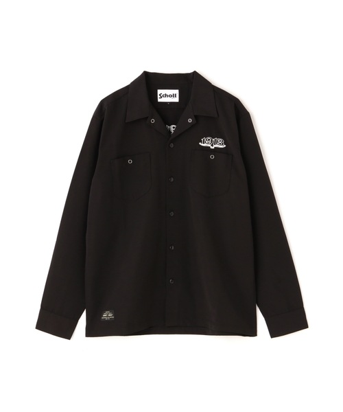 Schott N.Y.C（ショット） 「schott」 長袖シャツ 2XL ブラック メンズ