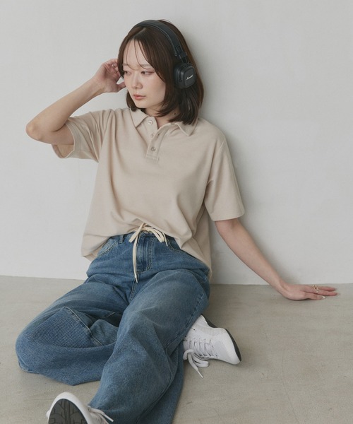 ad thie（アドティエ） ポロシャツ ポロ ベーシック ハーフスリーブ