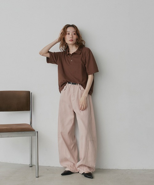 ad thie（アドティエ） ポロシャツ ポロ ベーシック ハーフスリーブ
