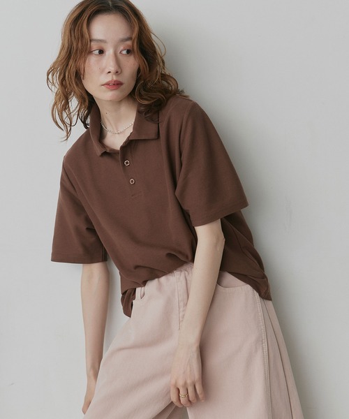 ad thie（アドティエ） ポロシャツ ポロ ベーシック ハーフスリーブ