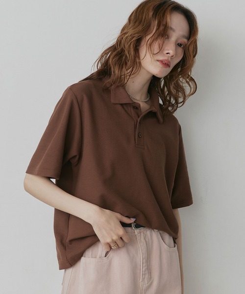ad thie（アドティエ） ポロシャツ ポロ ベーシック ハーフスリーブ