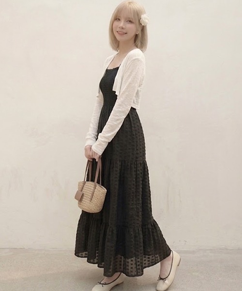 gossip!ロサンゼルス ワンピース YUGA ティアード Aラインシルエット
