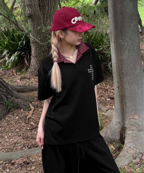 tシャツ 半袖 レイヤードスキッパーポンチTEE レディース メンズ