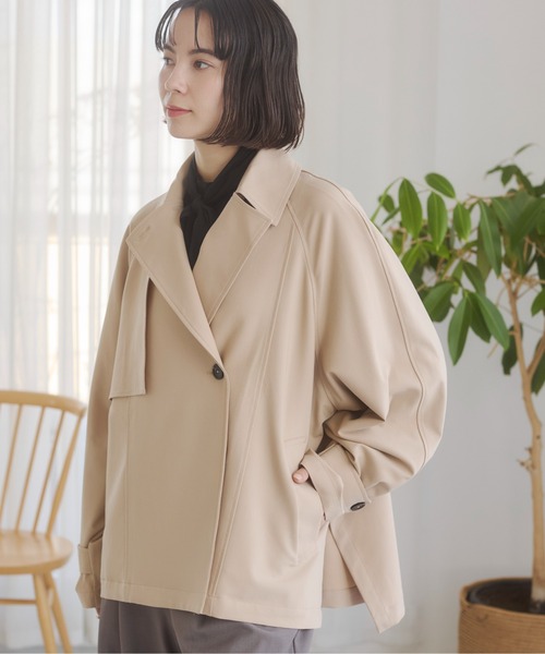 ANGIE トレンチコート FREE ネイビー レディース : ZOZOTOWN Yahoo!店