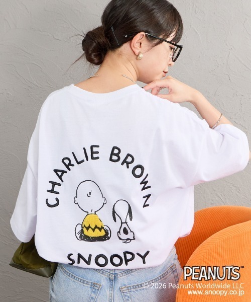 PEANUTS tシャツ 半袖 「PEANUTS×JEANS FACTORY/ピーナッツ×ジーンズ