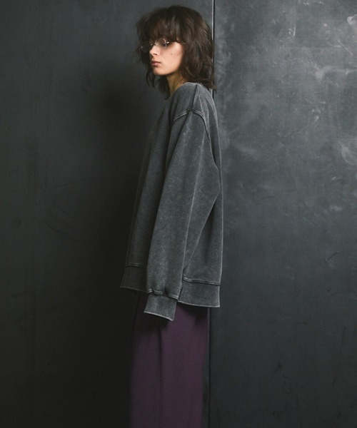 「MAISON SPECIAL」 長袖Tシャツ 0 チャコールグレー メンズ_画像7