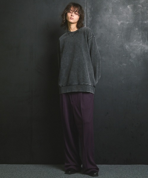 「MAISON SPECIAL」 長袖Tシャツ 0 チャコールグレー メンズ_画像9