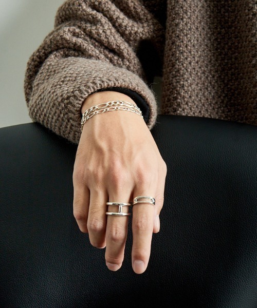 ブレスレット 「WEB先行予約」「XOLO JEWELRY/ショロジュエリー」 FIGARO LINK シルバーブレスレット 6MM メンズの画像