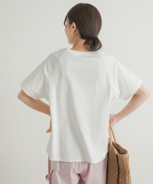 「URBAN RESEARCH DOORS」 半袖Tシャツ MEDIUM ラベンダー レディース_画像4