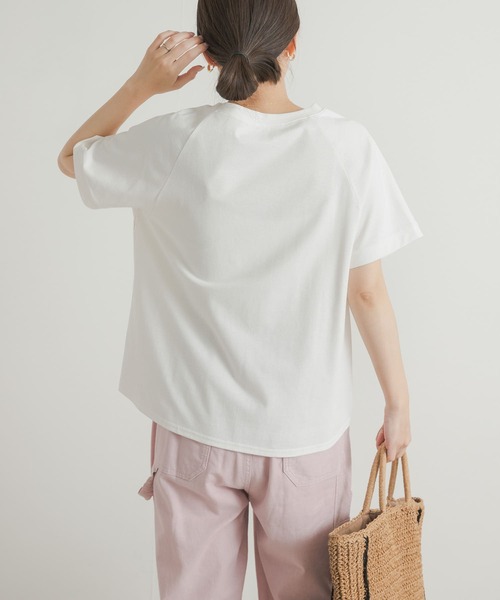 「URBAN RESEARCH DOORS」 半袖Tシャツ MEDIUM ラベンダー レディース_画像5
