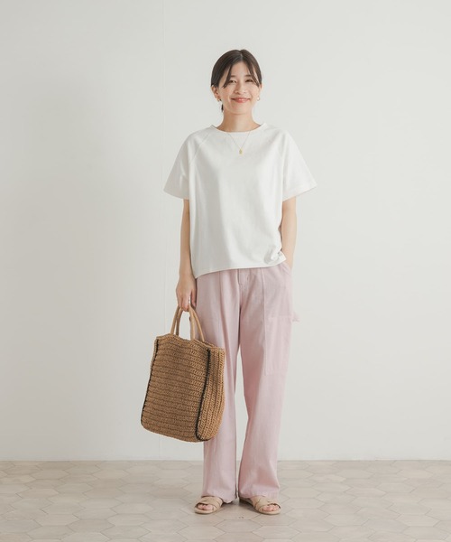 「URBAN RESEARCH DOORS」 半袖Tシャツ MEDIUM ラベンダー レディース_画像7