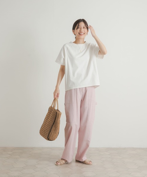 「URBAN RESEARCH DOORS」 半袖Tシャツ MEDIUM ラベンダー レディース_画像8
