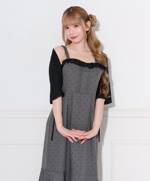 apres jour（アプレジュール） カーディガン 半袖 ショート丈ボレロ