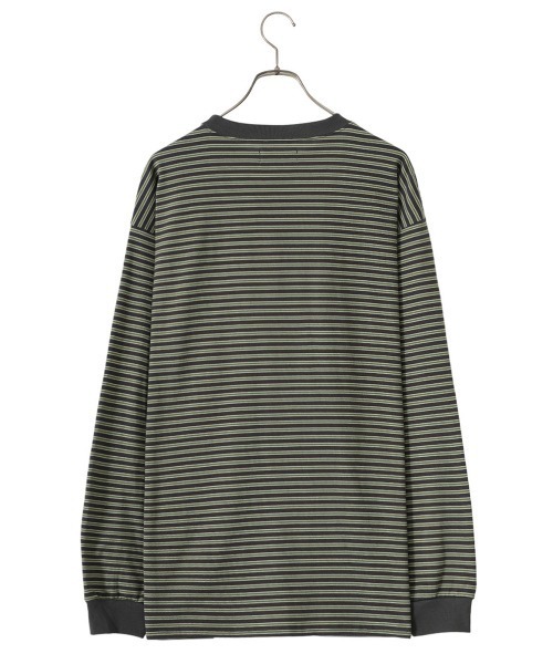 「marka」 長袖Tシャツ 3 グリーン メンズ_画像3