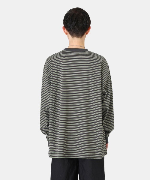 「marka」 長袖Tシャツ 3 グリーン メンズ_画像8