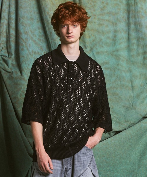 MAISON SPECIAL（メゾンスペシャル） ポロシャツ 半袖 「UNISEX」Sheer