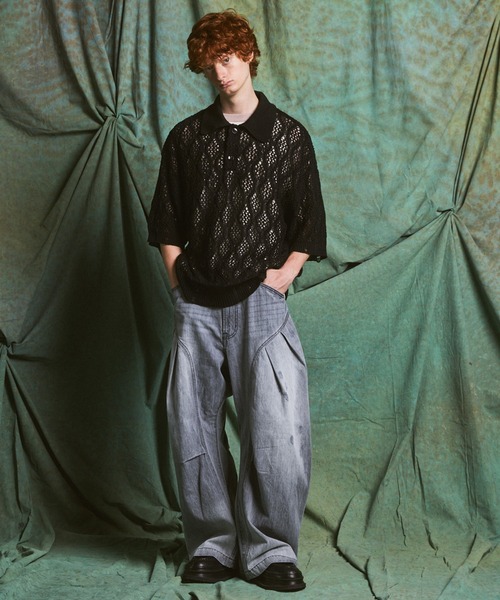 MAISON SPECIAL（メゾンスペシャル） ポロシャツ 半袖 「UNISEX」Sheer