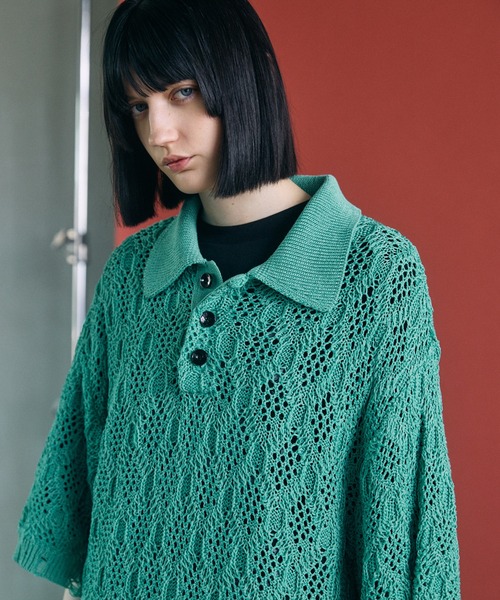 MAISON SPECIAL（メゾンスペシャル） ポロシャツ 半袖 「UNISEX」Sheer