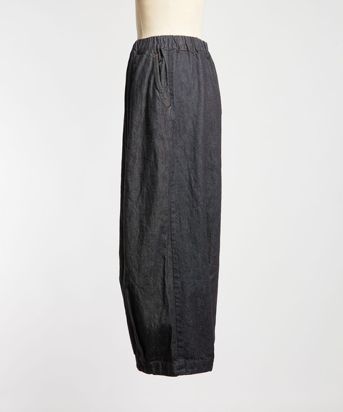 「gomme」 デニムパンツ MEDIUM ブラック レディース_画像3