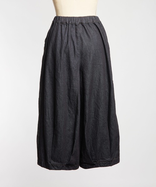「gomme」 デニムパンツ MEDIUM ブラック レディース_画像4