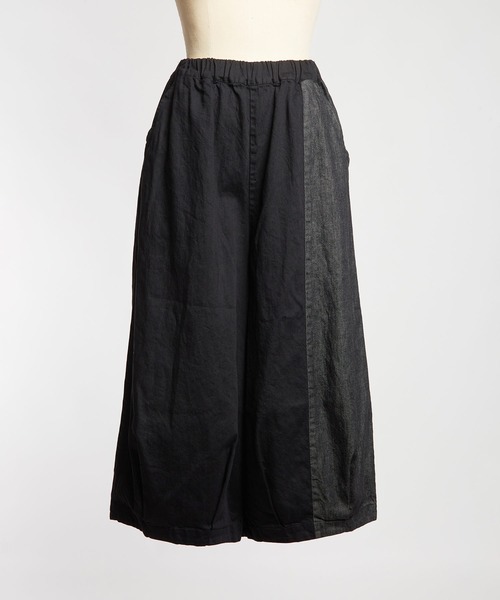 「gomme」 デニムパンツ MEDIUM ブラック レディース_画像9