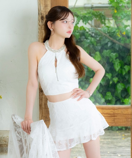 Tika（ティカ） ドレス キャバドレス セットアップ ミニ フレア