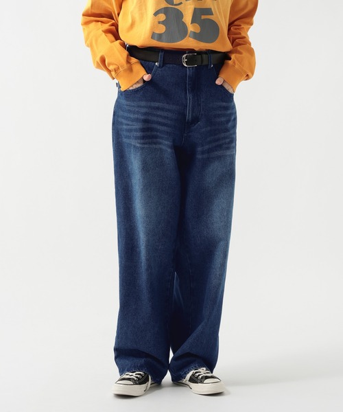 ハンドメイド☘️デニムレザー男前リメイク缶　ピンチ付 George's ジーンズ 加工リメイクデニム メンズ レディース : ZOZOTOWN