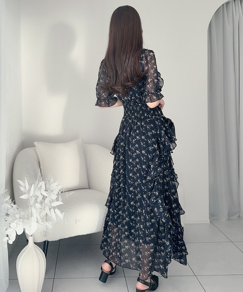 「mily bilet」 半袖ワンピース X-LARGE ホワイト レディース_画像6