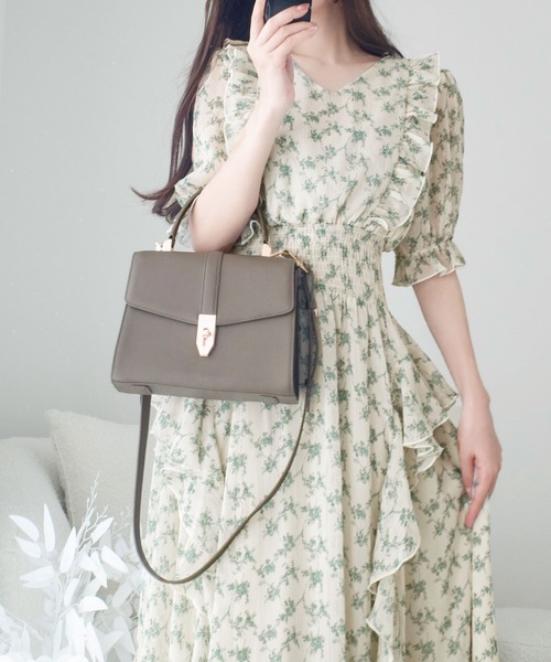 「mily bilet」 半袖ワンピース X-LARGE ホワイト レディース_画像9
