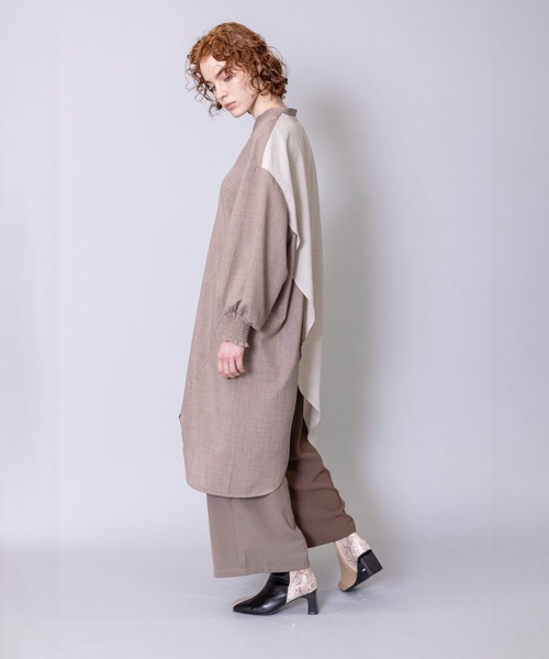 「OSMOSIS」 「loaf」イージーパンツ ONE SIZE ブラック レディース_画像8