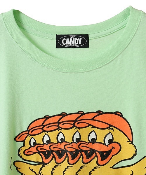 「Candy Stripper」 半袖Tシャツ FREE ブラック レディース_画像4