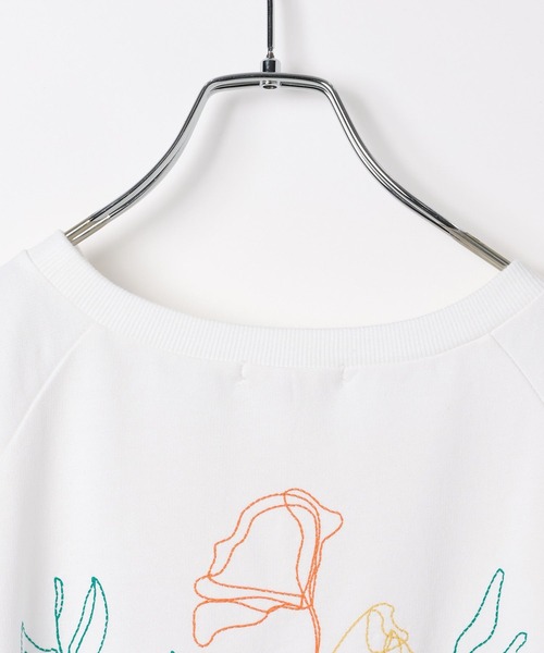 studio CLIP（スタディオクリップ） tシャツ アソートフラワー刺繍T