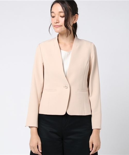 お雪さま☆DAMA collection ノーカラージャケット マルチカラー