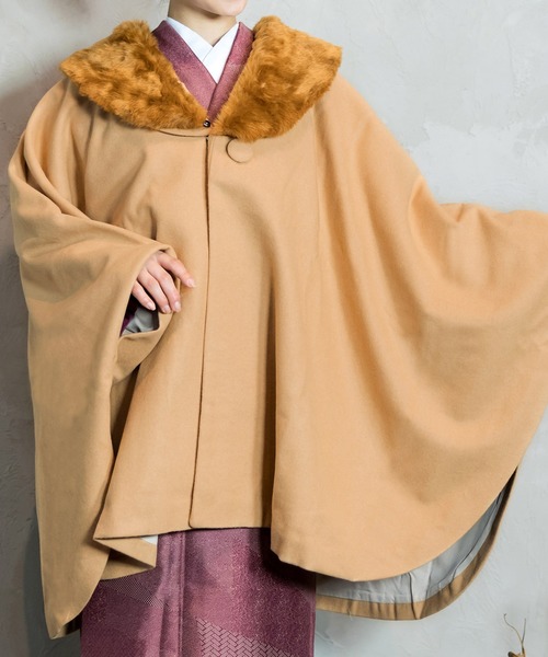 KYOETSU（京越） 着物 へちま衿和装ケープ レディース : ZOZOTOWN 