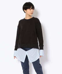 tシャツ VINTI ANDREWS（ヴィンティアンドリュース）別注シャツコンビスウェット レディース B'2nd tシャツ VINTI ANDREWS（ヴィンティアンドリュース）別注