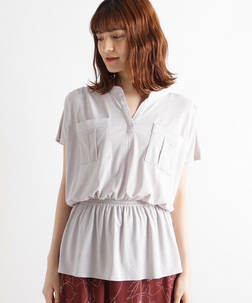 人気完売商品 archivio 長袖プルオーバー+スカートSet サイズ36美品 grove（グローブ） セットアップ 「LLあり」ミリタリープルオーバー＋